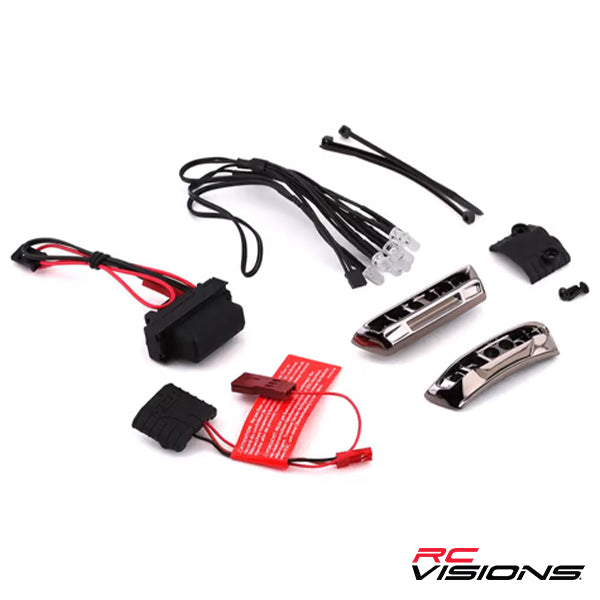 Traxxas Complete LED Light Kit (Red) (2) (1/16 E-Revo) - Parts - Traxxas