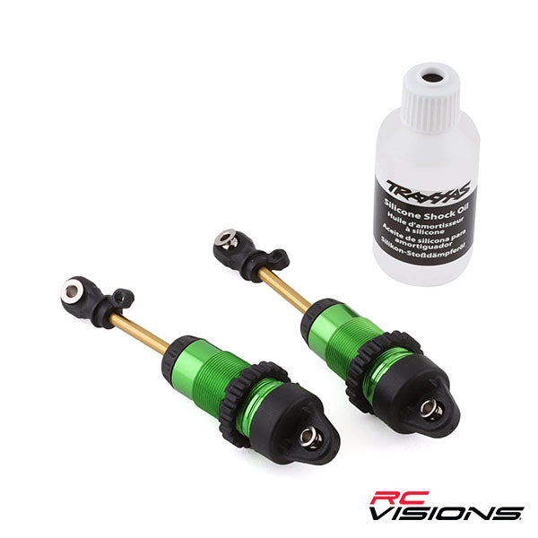 Traxxas Complete GTR Long Shocks w/Ti-Nitride Shafts (Green) (2) - Parts - Traxxas