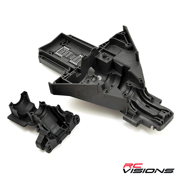Traxxas X-Maxx Rear Upper/Lower Bulkhead - Remote Control Toys - Traxxas