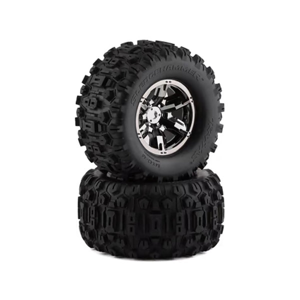 Traxxas X-Maxx wheels, Sledgehammer tires, foam inserts - Wheel/Tires - Traxxas