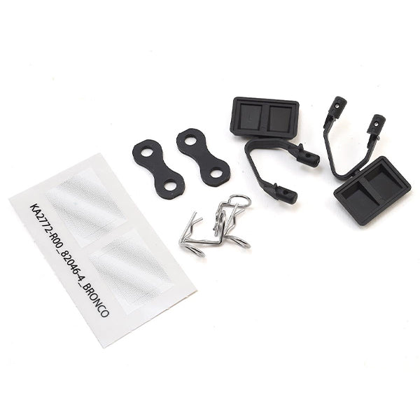 Traxxas TRX-4 Side Mirror Set (Black) (Ford Bronco) - Remote Control Toys - Traxxas