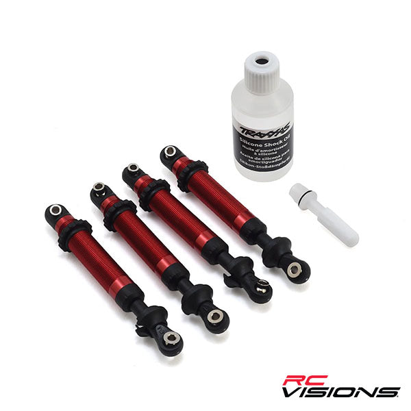 Traxxas TRX-4 GTS Aluminum Long Arm Shocks (Red) (4) - Parts - Traxxas