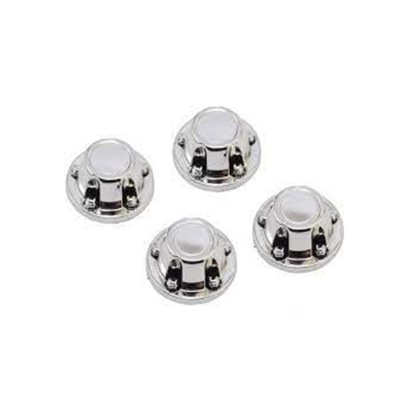 Traxxas TRX-4 Center Wheel Caps (Chrome) (4) - Remote Control Toys - Traxxas