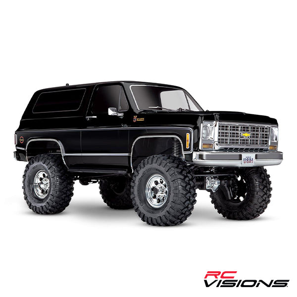 Traxxas TRX-4 1/10 Trail Crawler Truck w/'79 Chevrolet K5 Blazer Body (Black) w/TQi 2.4GHz Radio - Remote Control Toys - Traxxas