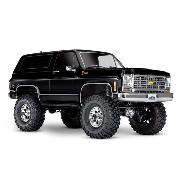 Traxxas TRX-4 1/10 Trail Crawler Truck w/'79 Chevrolet K5 Blazer Body (Black) w/TQi 2.4GHz Radio - Remote Control Toys - Traxxas