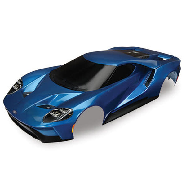 Traxxas Complete Ford GT Pre-Painted Body (Blue) - Remote Control Toys - Traxxas