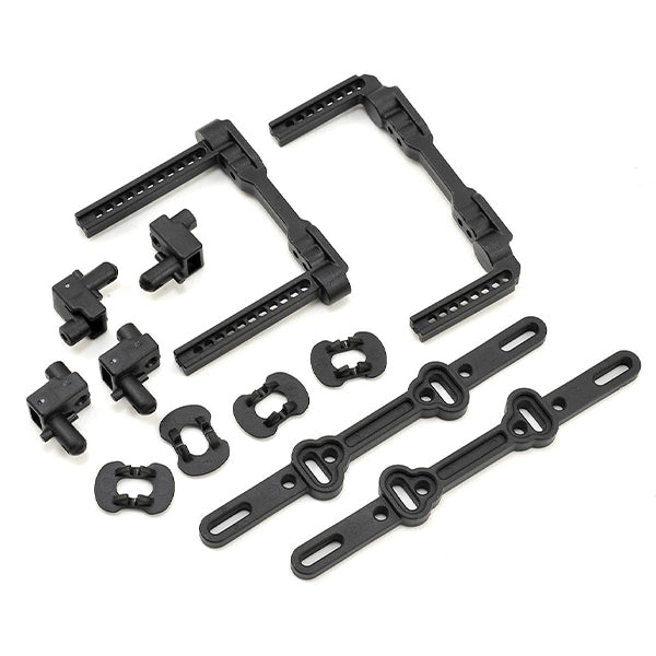 Traxxas 4-Tec 2.0 Front & Rear Body Mount Posts & Slider Set - Remote Control Toys - Traxxas