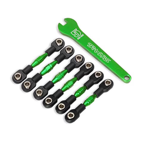 Traxxas 4-Tec 3.0/2.0 VXL Aluminum Turnbuckles (Green) - - Traxxas