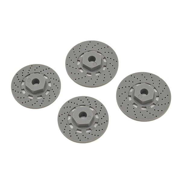 Traxxas 12mm Hex 4-Tec 2.0 Wheel Hubs w/Disk Brake Rotors (4) - Remote Control Toys - Traxxas