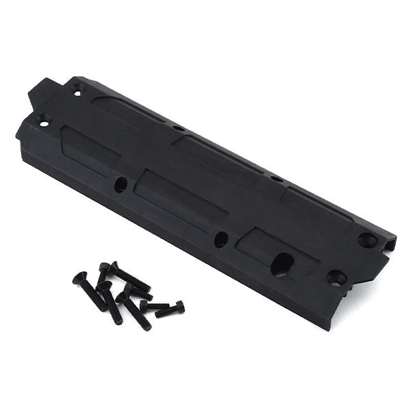 Traxxas Skidplate, center/ 4x20 CCS (4)/ 3x10 CS (4) - Parts - Traxxas