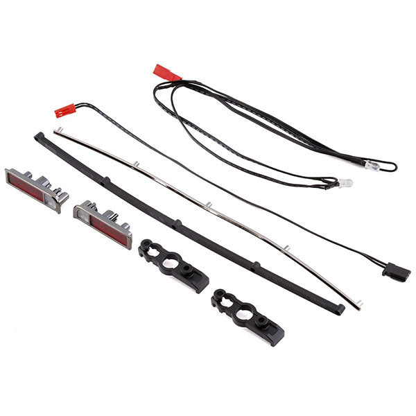 Traxxas Drag Slash LED Tail Light Set w/Power Harness (Black Chrome) - Parts - Traxxas