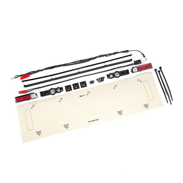 Traxxas Drag Slash LED Tail Light Set w/Power Harness (Black) - Parts - Traxxas