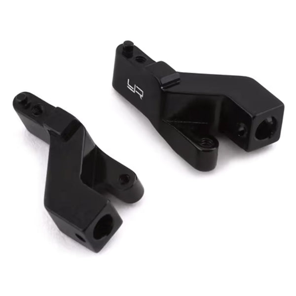 Yeah Racing Axial SCX24 Jeep Aluminum Rear Bumper Mounts (Black) (2) - Accessories - AMain Distributing