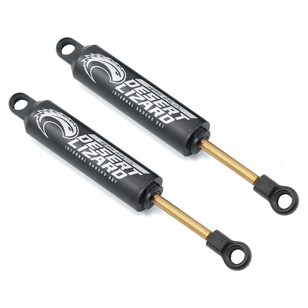 Yeah Racing 90mm Desert Lizard Two Stage Internal Spring Shock (2) (Black) - Remote Control Toys - AMain Distributing