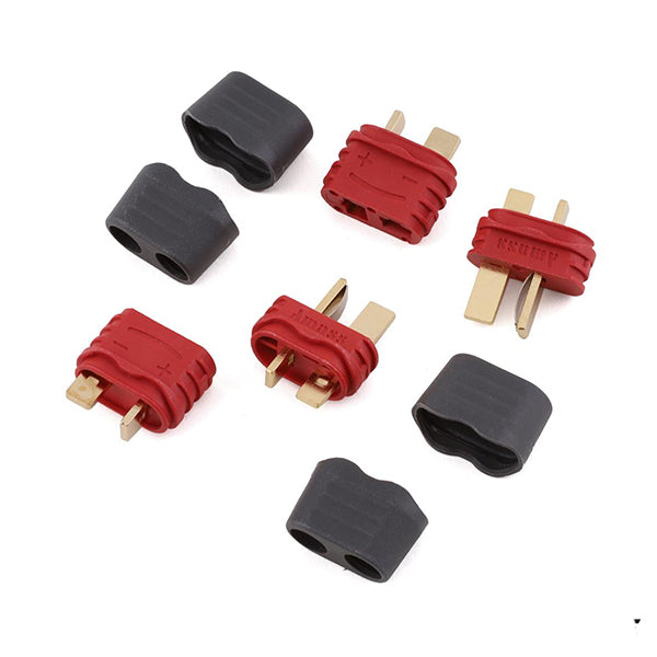 Yeah Racing T-Style Connector w/Insulating Caps (2 Male/2 Female) - Remote Control Toys - AMain Distributing