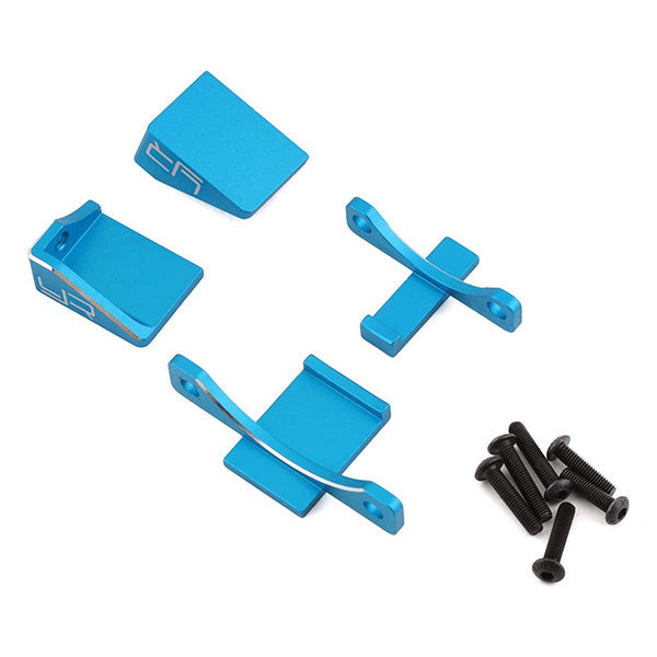 Yeah Racing Aluminum 30mm/40mm Fan Mount (Blue) - Part - AMain Distributing