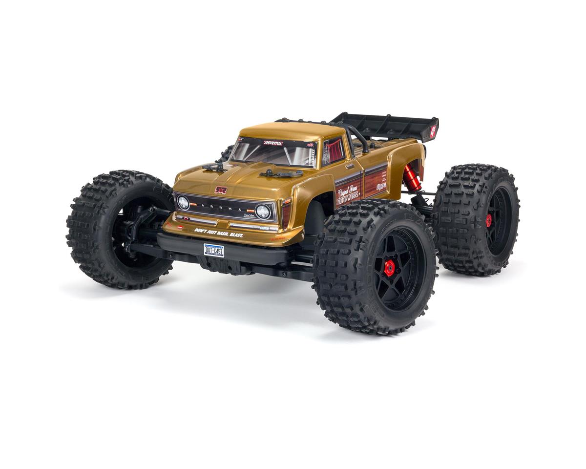 Arrma Outcast 4S V2 BLX Brushless RTR 1/10 Stunt Truck w/SLT3 2.4GHz Radio & Smart ESC - - Horizon Hobbies, Inc.
