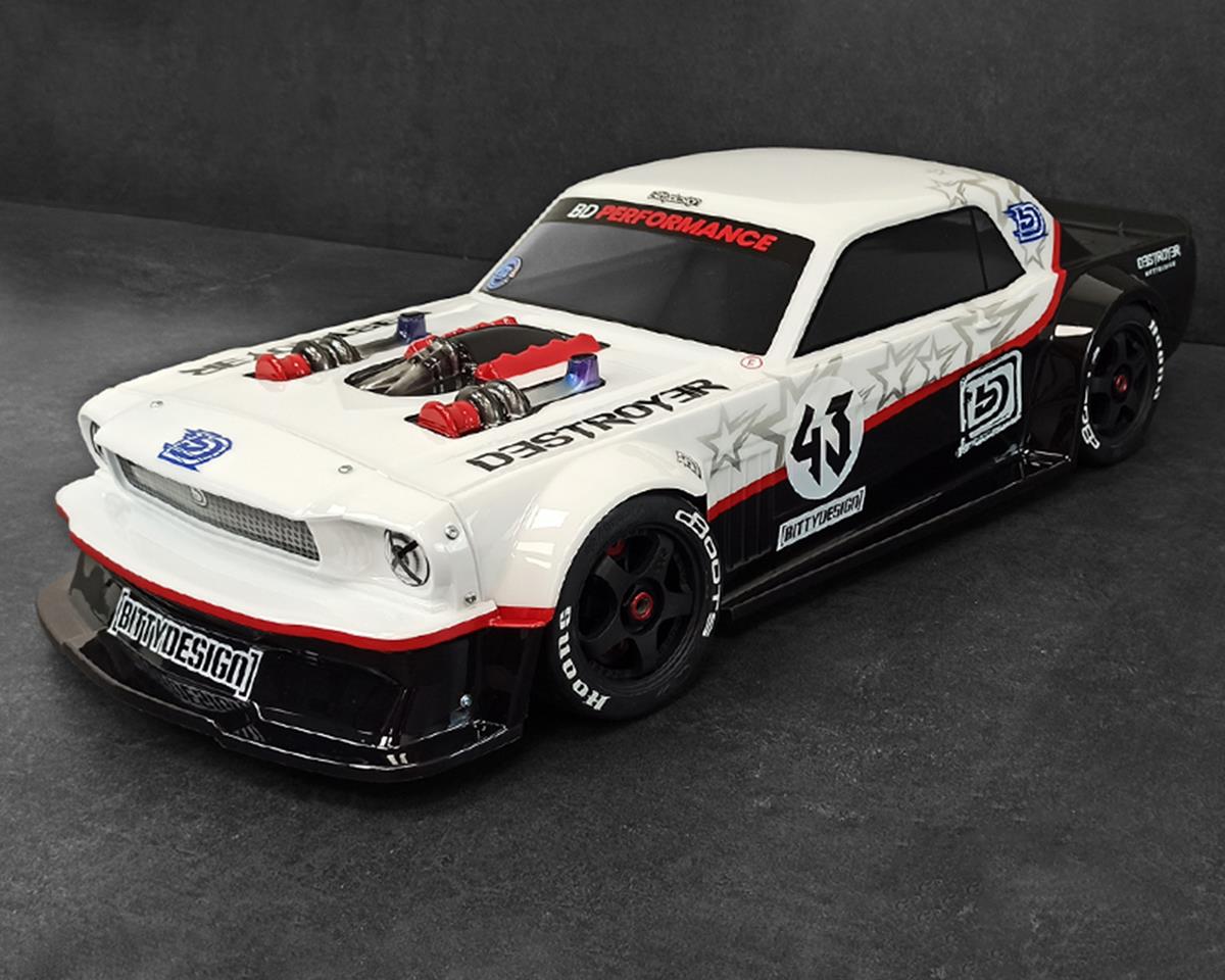 Bittydesign Destroyer 1/7 Supercar Body (Clear) (Arrma Infraction/Limitless) - - AMain Distributing