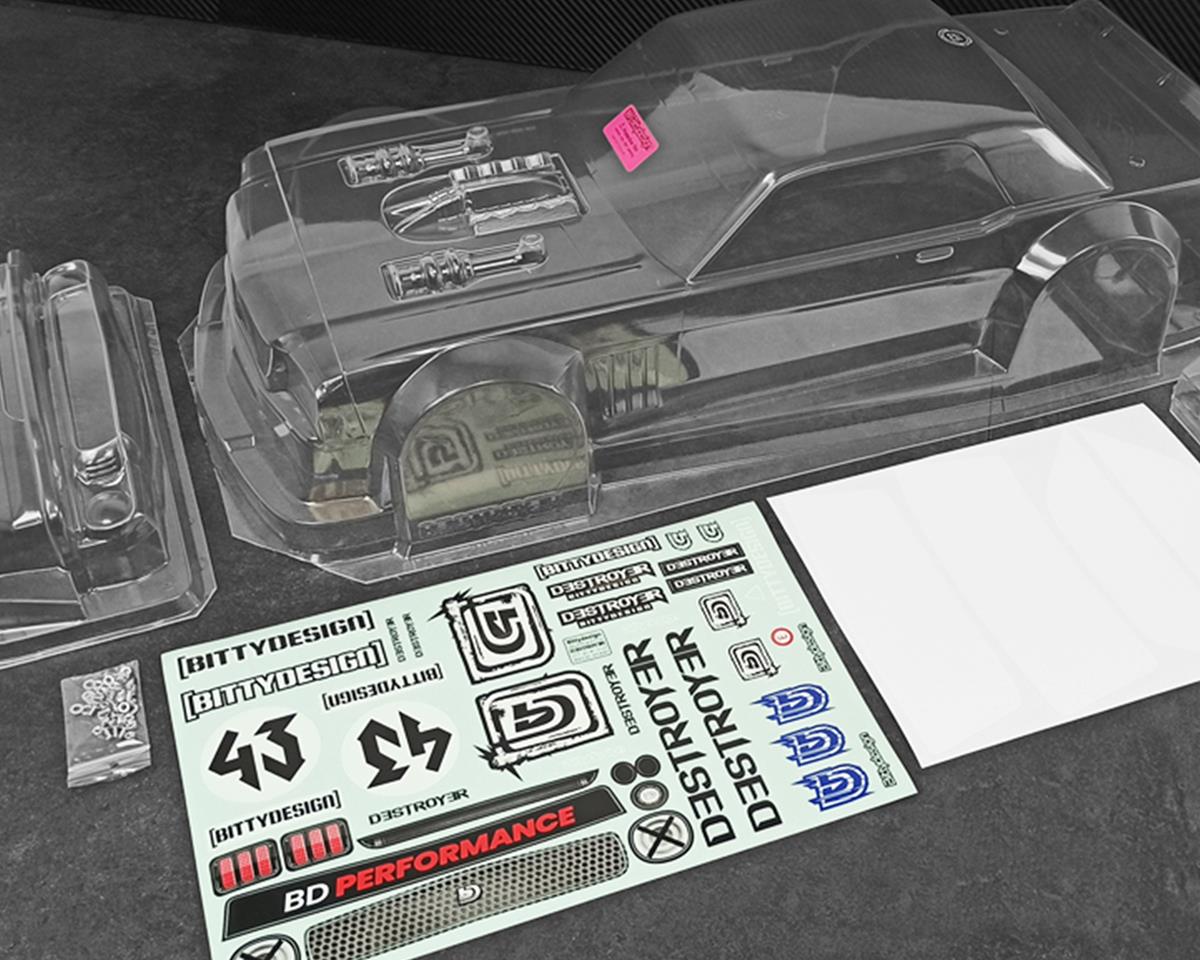 Bittydesign Destroyer 1/7 Supercar Body (Clear) (Arrma Infraction/Limitless) - - AMain Distributing
