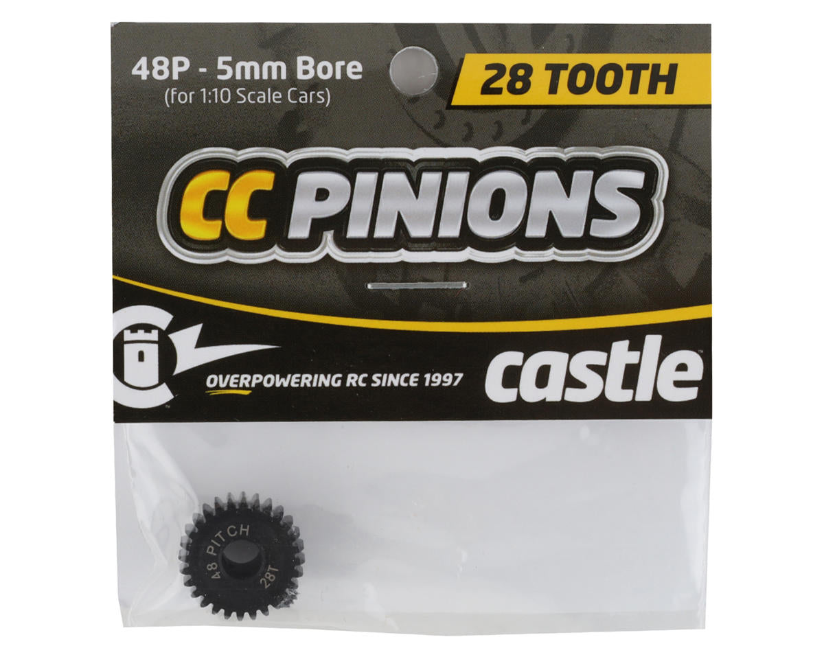 Castle Creations 48P Pinion Gear w/5mm Bore - - Castle Creations
