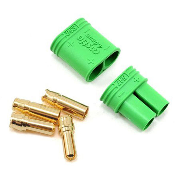 Castle Creations 4mm Polarized Bullet Connector Set (Male/Female) - Remote Control Toys - Castle Creations