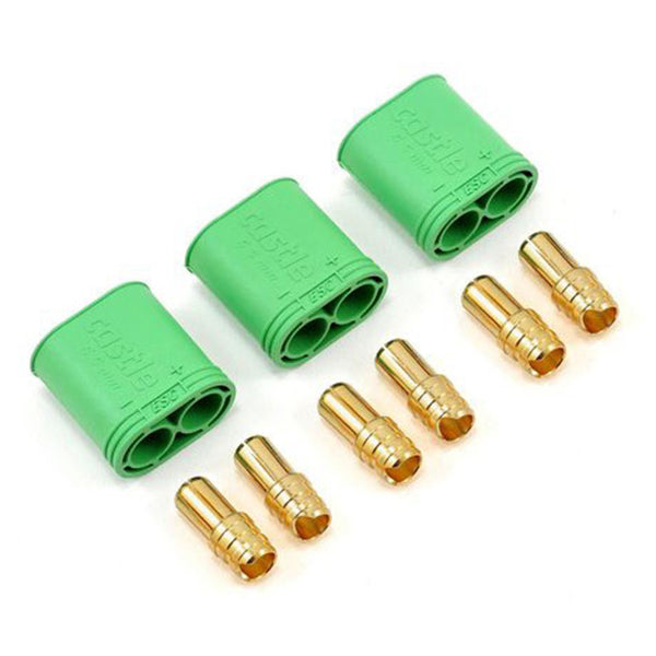 Castle Creations 6.5mm Polarized Bullet Connector (3) (Male) - Remote Control Toys - Castle Creations