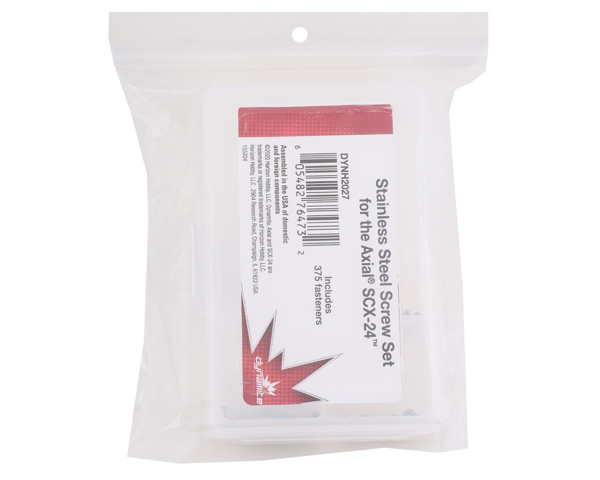 Dynamite Stainless Steel Screw Set: SCX24 - Parts - Horizon Hobbies, Inc.