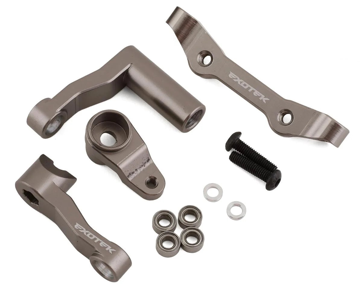 Exotek Hammer Rock Rey V2 Heavy Duty Steering Set, 7075 Bearings - Parts - Horizon Hobbies, Inc.