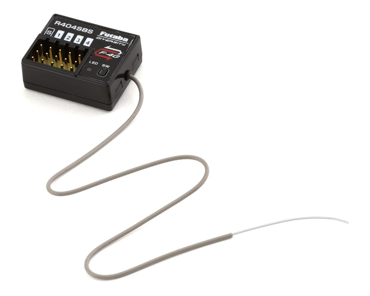Futaba R404SBS F-4G T-FHSS 4-Channel 2.4Ghz Telemetry Receiver (SR/T-FHSS/S.Bus2) - - AMain Distributing