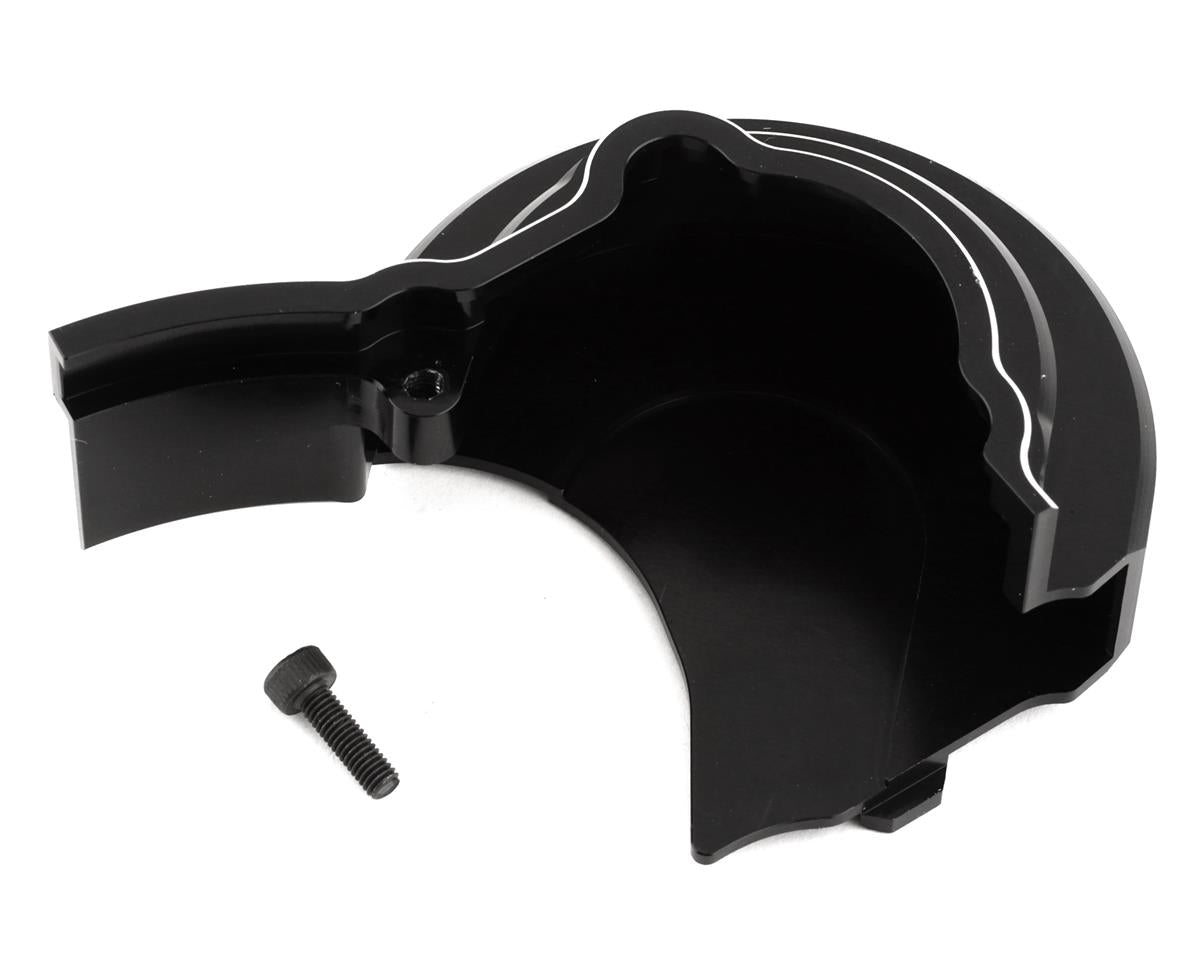 Hot Racing Traxxas E-Revo 2.0 Aluminum Transmission Spur Gear Cover (Black) - Parts - AMain Distributing