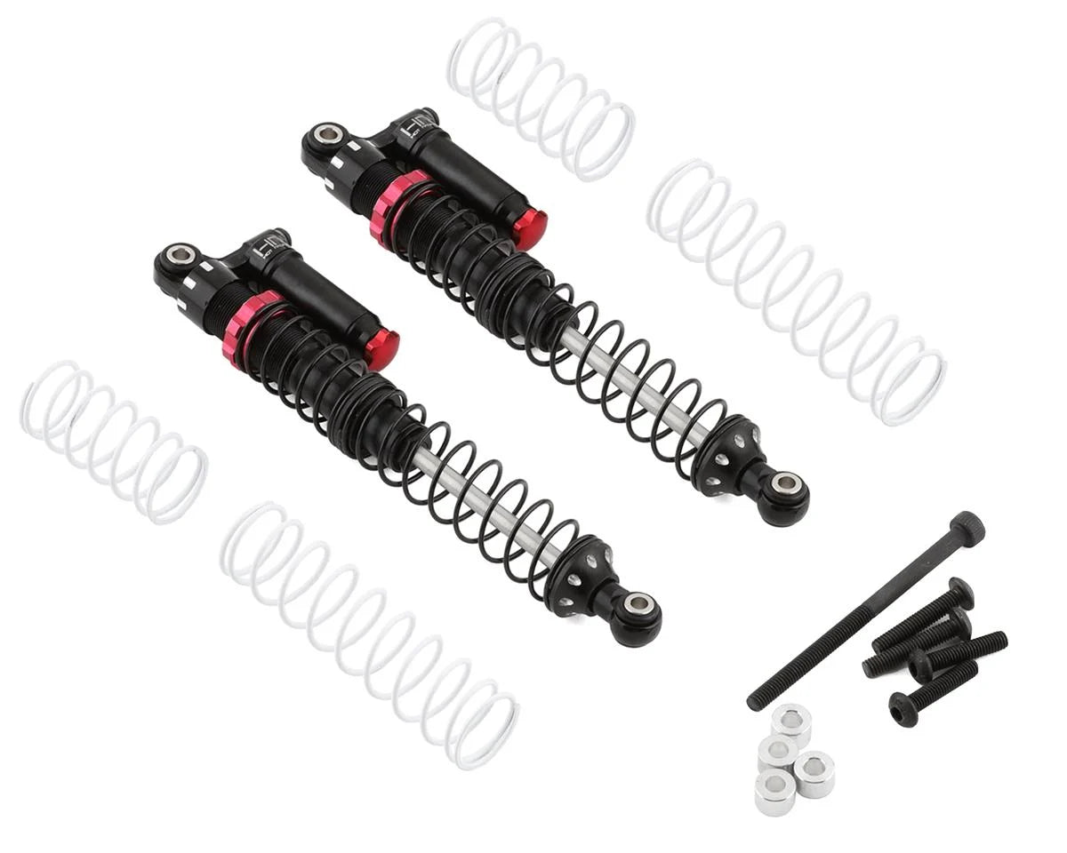 Hot Racing Piggyback Adjustable Rebound Shock (Red) (100mm) - Parts - Horizon Hobbies, Inc.