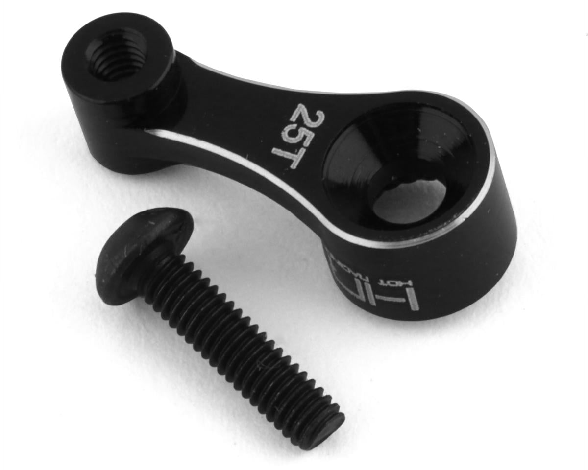 Hot Racing Traxxas TRX-4M Aluminum Servo Horn (Black) (25T) - - AMain Distributing