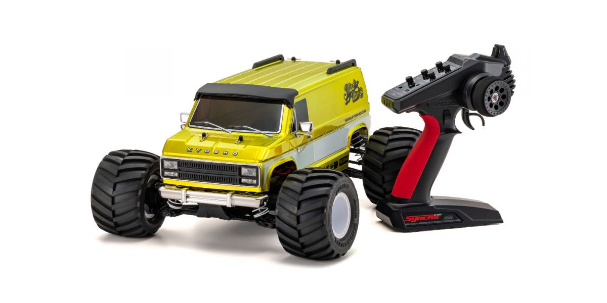 Kyosho Fazer Mk2 Mad Van VE 1/10 4WD Readyset Brushless Monster Truck w/2.4GHz Radio - - HRP Distributing, Inc.