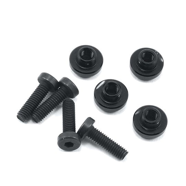 ProTek RC Aluminum Servo Mount Grommet (Black) (4) - Remote Control Toys - AMain Distributing