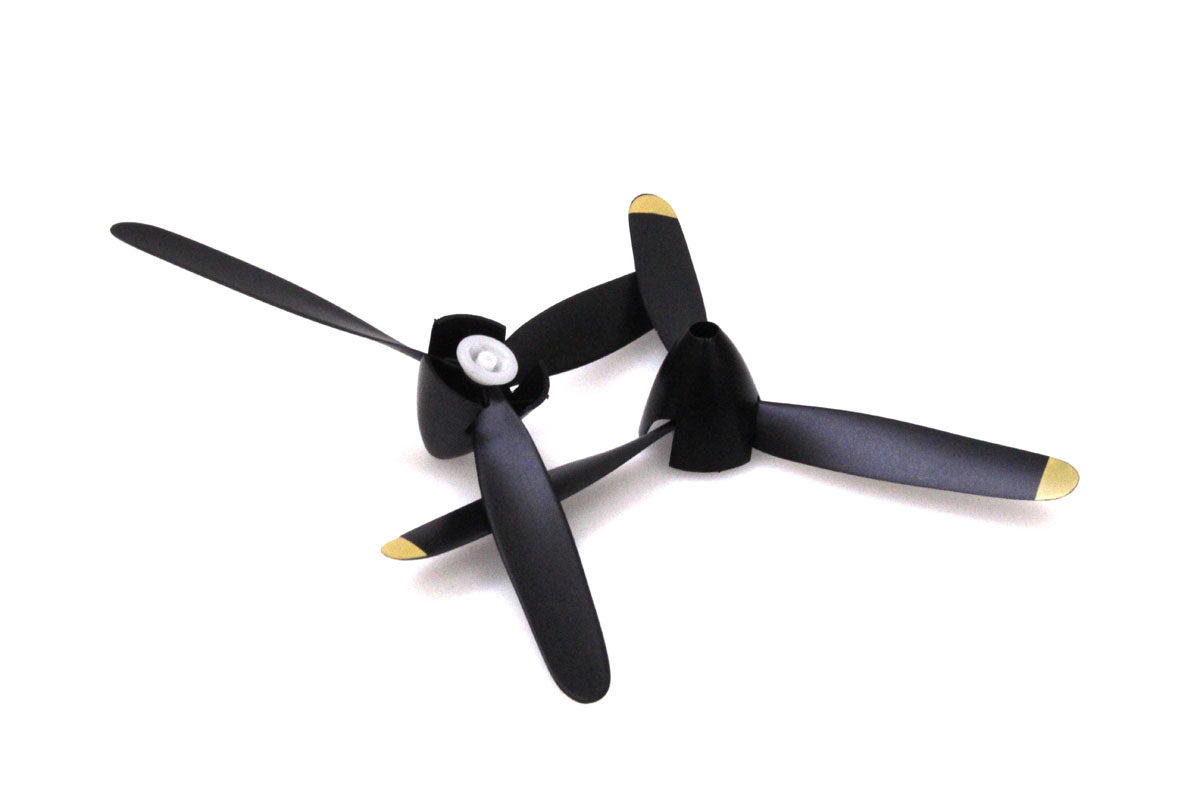 Rage RC 3-Blade Propeller & Spinner Set (2); Spitfire - Parts - HRP Distributing, Inc.