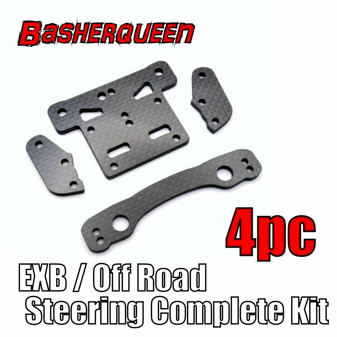 Basherqueen ARRMA Heavy Duty Carbon Fiber Steering Kit - - BASHERQUEEN