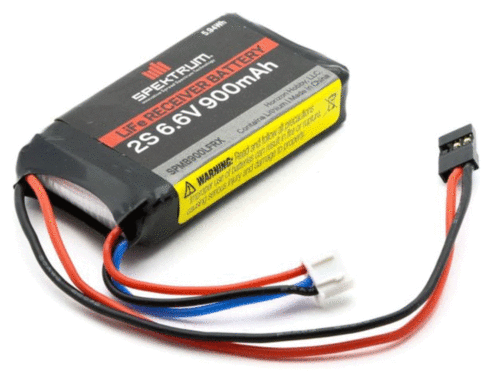 Spektrum 900mAh 2S 6.6V LiFe Receiver Battery - - Horizon Hobbies, Inc.