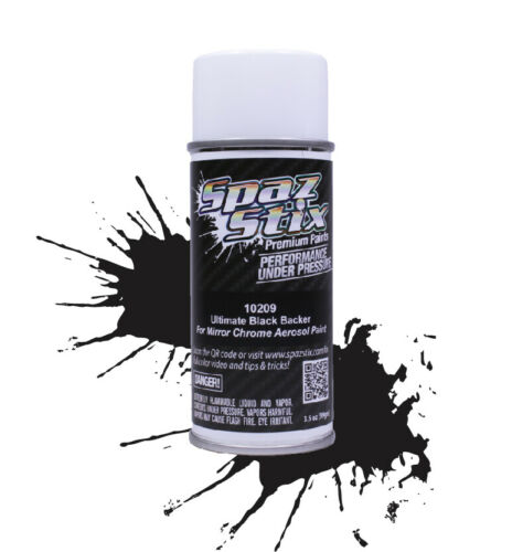 Spaz Stix Ultimate Black Backer for Mirror Chrome Paint 3.5oz - - HRP Distributing, Inc.