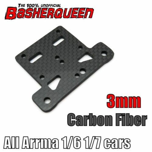 Basherqueen Carbon Fiber Top Plate Arrma Kraton Outcast Typhon Mojave - - BASHERQUEEN