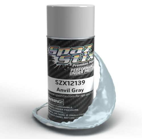 Spaz Stix Anvil Gray Aerosol Spray Paint 3.5oz - - HRP Distributing, Inc.