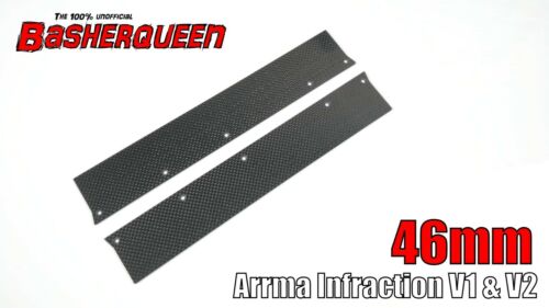 Basherqueen ARRMA Carbon Fiber Side Skirts - - BASHERQUEEN