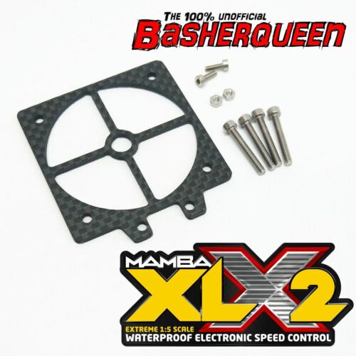 Basherqueen Carbon Fiber Switch Mount Castle Mamba XLX / XLX2 - - BASHERQUEEN
