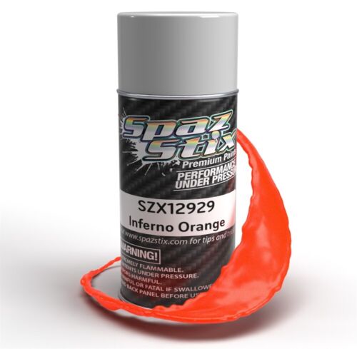 Spaz Stix Inferno Orange Aerosol Paint (3.5oz) - - HRP Distributing, Inc.