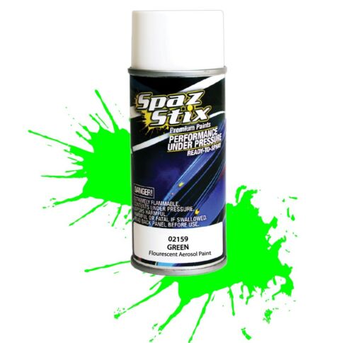 Spaz Stix Green Fluorescent Paint 3.5oz - - HRP Distributing, Inc.