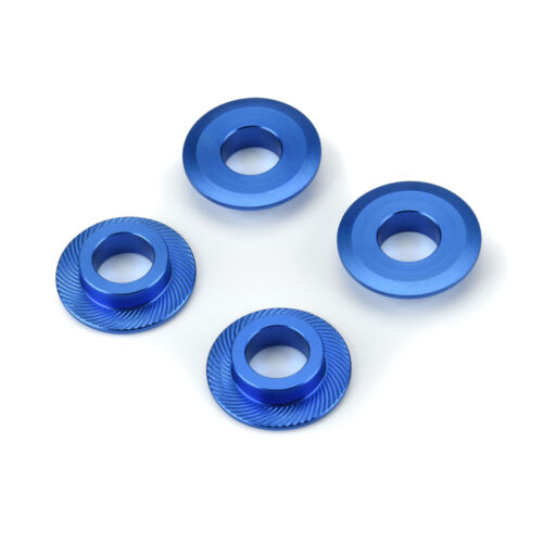 Pro-Line 1/5 Billet Adapter Washer Aluminum F/R (4) Blue X-MAXX - - Horizon Hobbies, Inc.