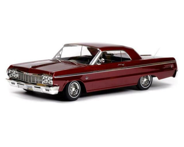 Redcat Racing 1/10 SixtyFour Chevrolet Impala Brushed 2WD Hopping Lowrider RTR, Red - RC Car - Redcat Racing