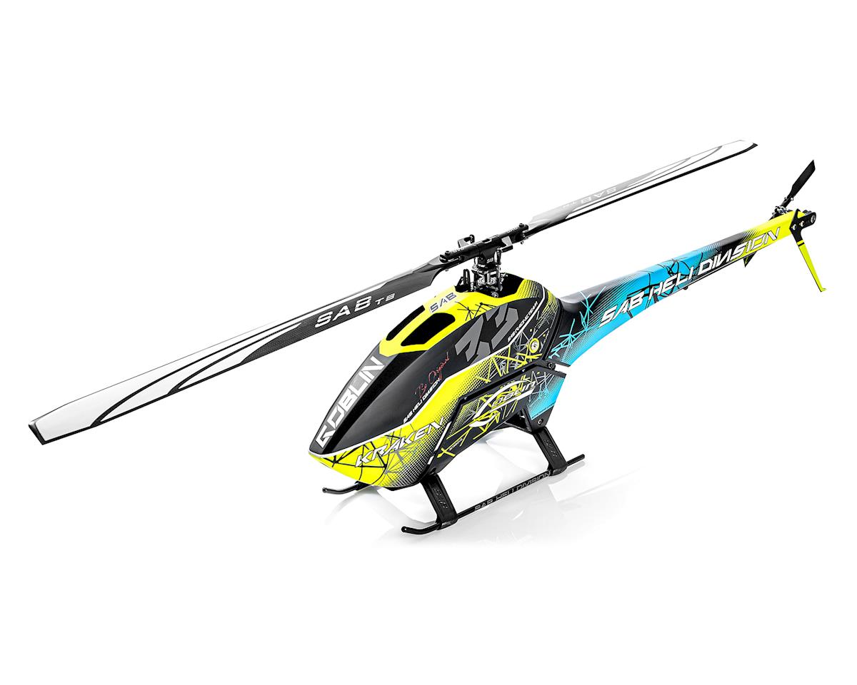 SAB Goblin Kraken 580 Electric Helicopter Kit w/Main & Tail Blades - Parts - BK HOBBIES