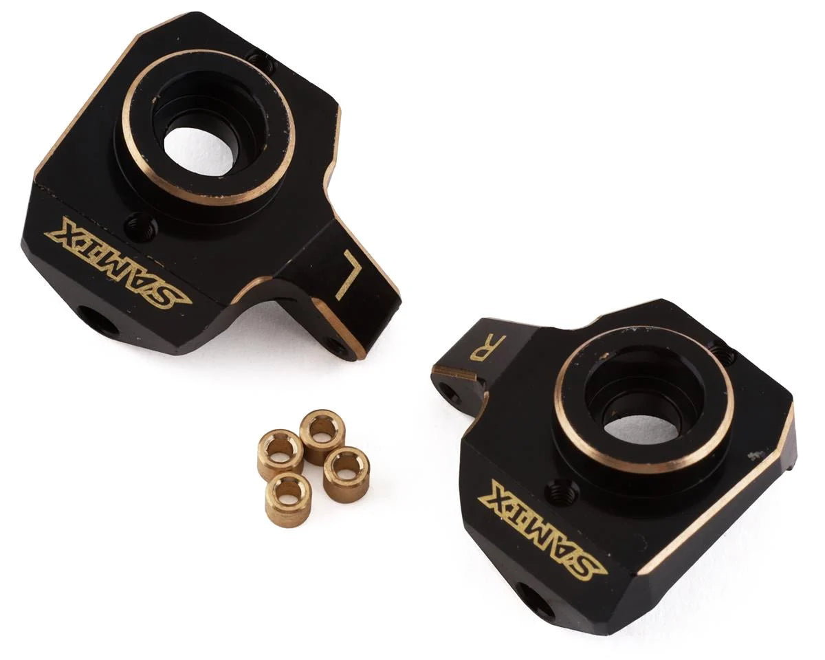 Samix SCX24 Brass Heavy Steering Knuckle - Part - AMain Distributing