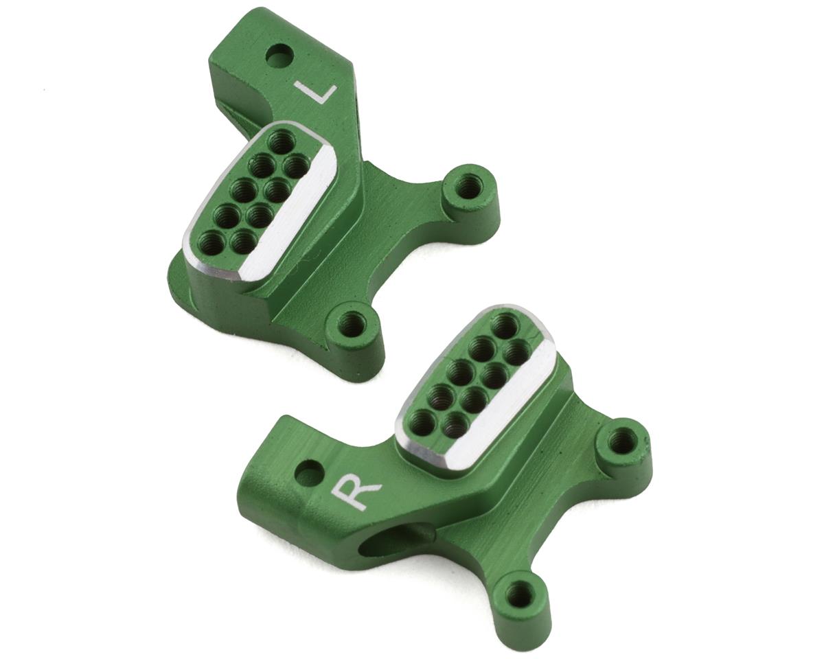 Samix SCX24 Aluminum Rear Shock Plate Set (Green) - - AMain Distributing