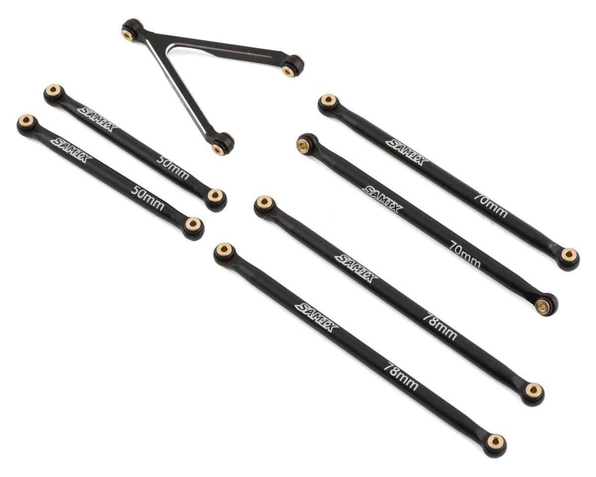 Samix SCX24 Jeep Gladiator Aluminum Link Set (7) (153.7mm) - - AMain Distributing